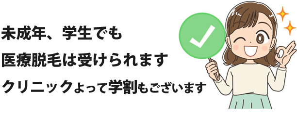 未成年の場合の手続き